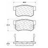 Centric Parts CTEK Brake Pads, 102.05360 102.05360